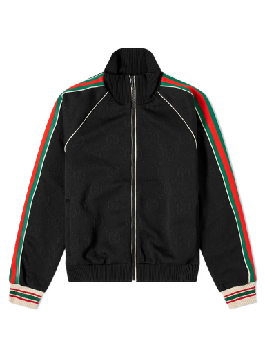 Яке бомбър Gucci GG Jacquard Bomber Jacket Черно | 662270-XJDE9-1043