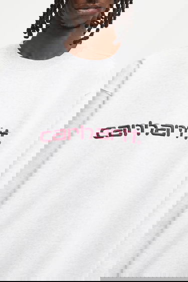 Суитчър Carhartt WIP WIP Embroidered Crewneck Sweatshirt Сиво | I030546.38HXX, 3