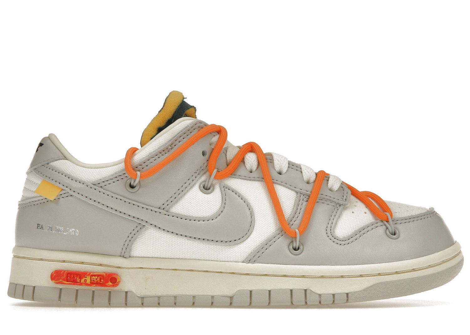 Кецове и обувки Nike Dunk Low Off-White Lot 44 Сиво | DM1602-104, 0