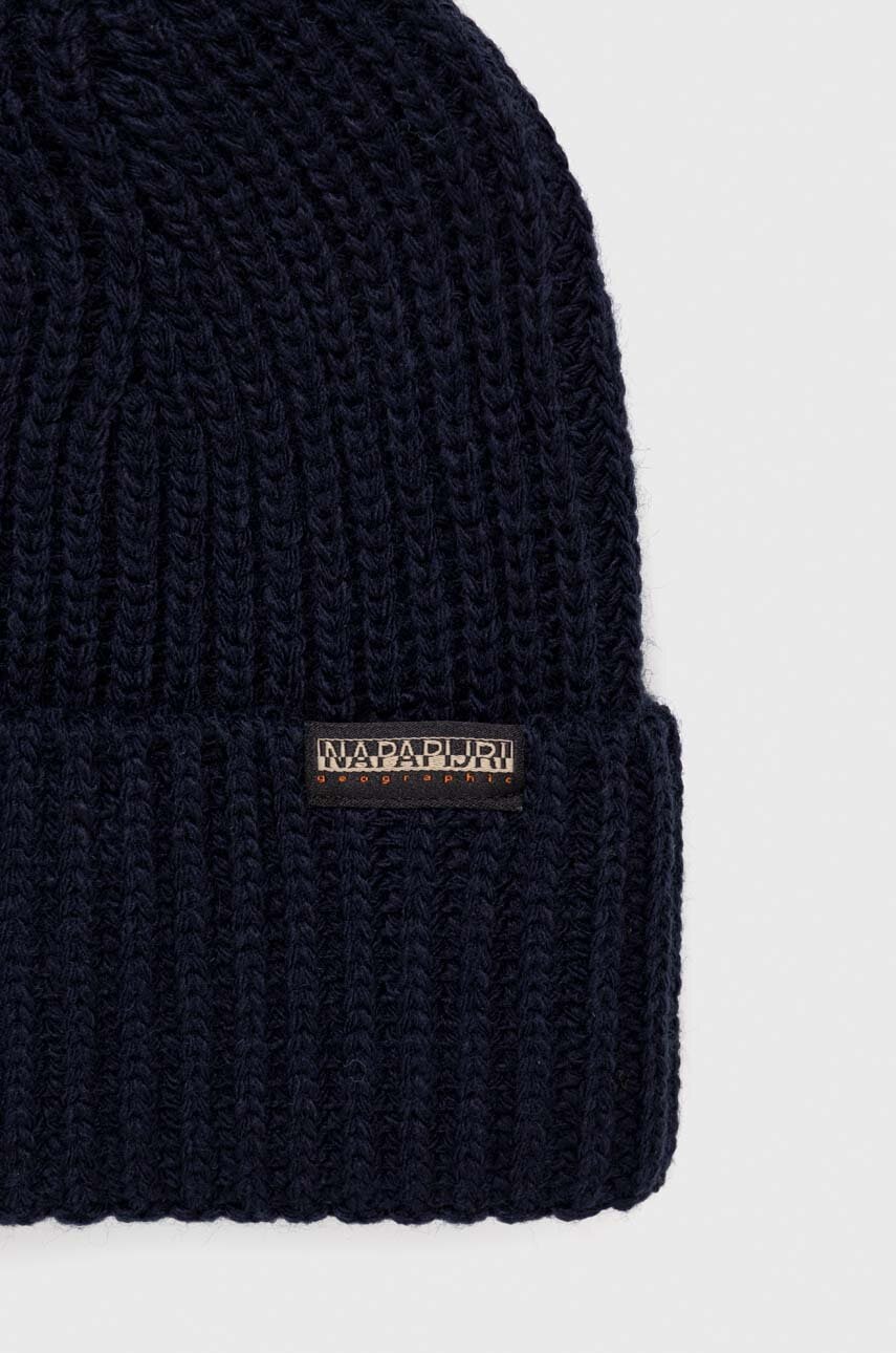 Шапка Napapijri Ribbed Knit Beanie Тъмно синьо | NP0A4GK81761, 1
