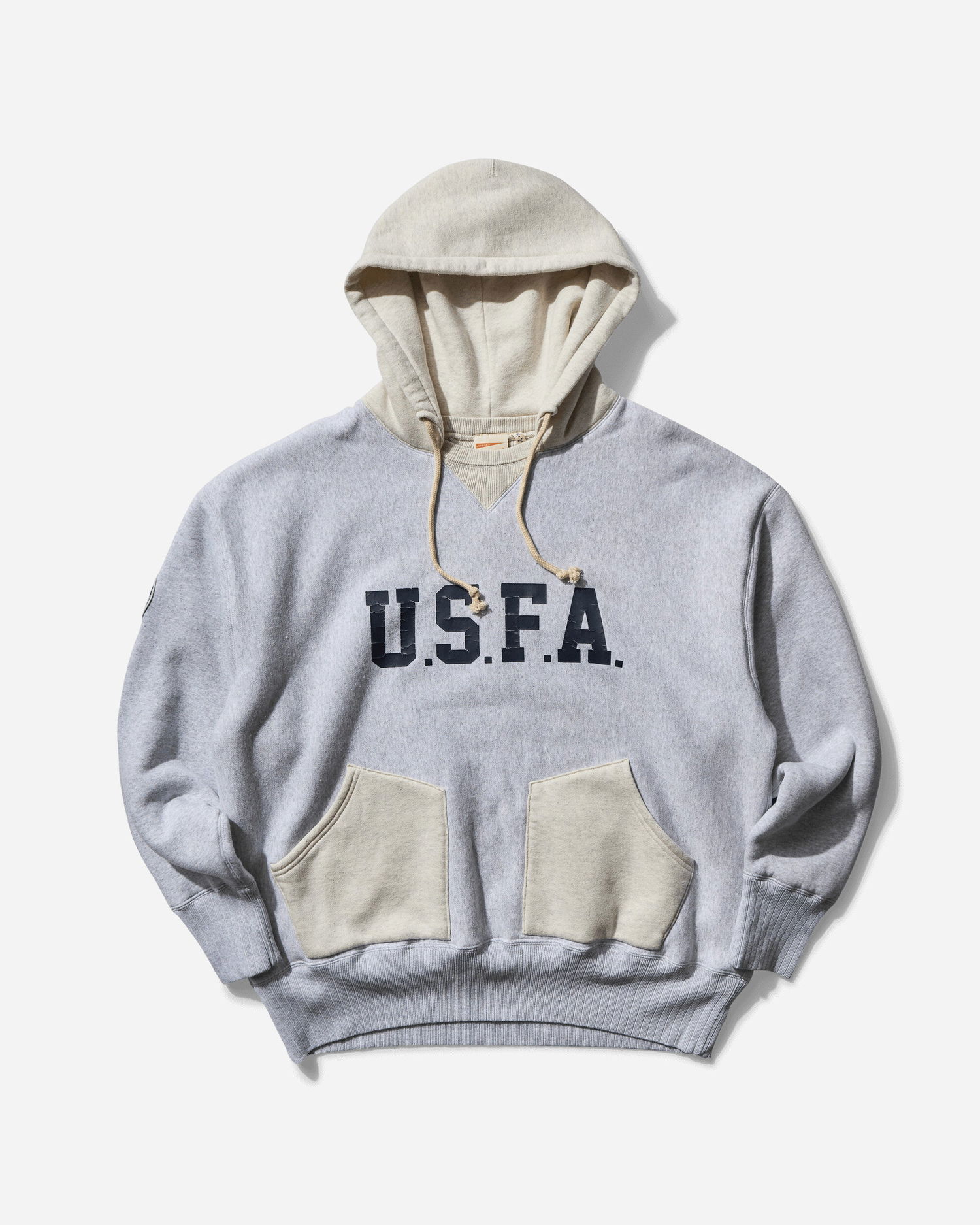 Суитчър Champion Hoodie Oatmeal / Heather Grey Сиво | 220655 EM004, 0