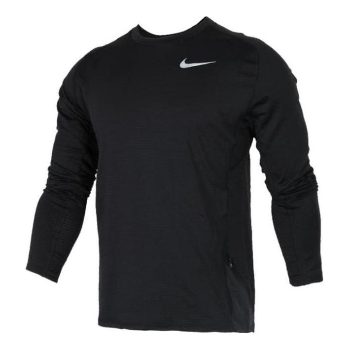 Тениска Nike Men's Element Running Long Sleeve Shirt Черно | 857828-011