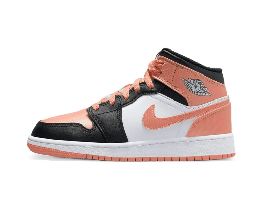 Кецове и обувки Jordan Air Jordan 1 Mid "White Light Madder Root" GS Бяло | DM9077-108