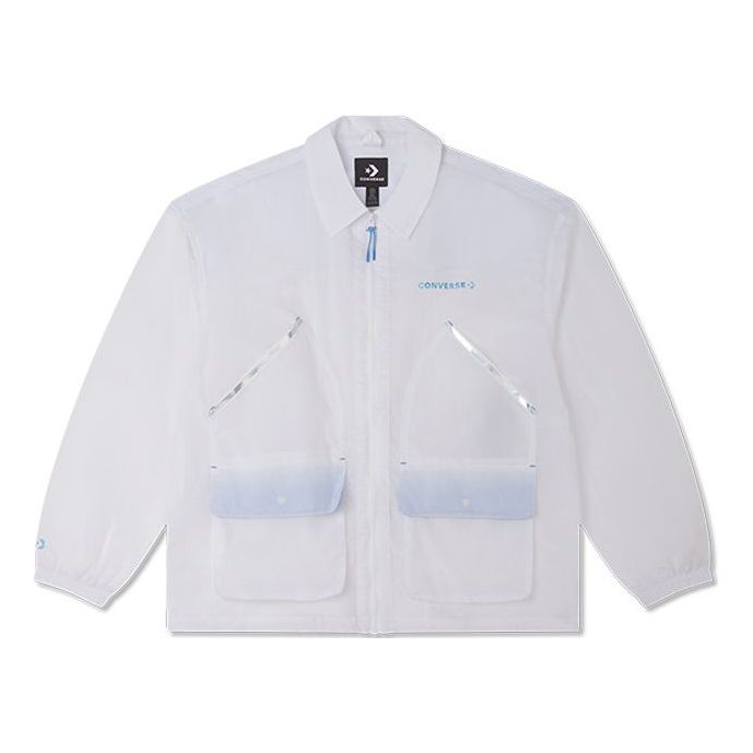 Ветровка Converse Lightweight Packable Jacket Бяло | 10025870-A01
