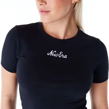 Тениска New Era Slim Tee T-Shirt Черно | 60564944, 3