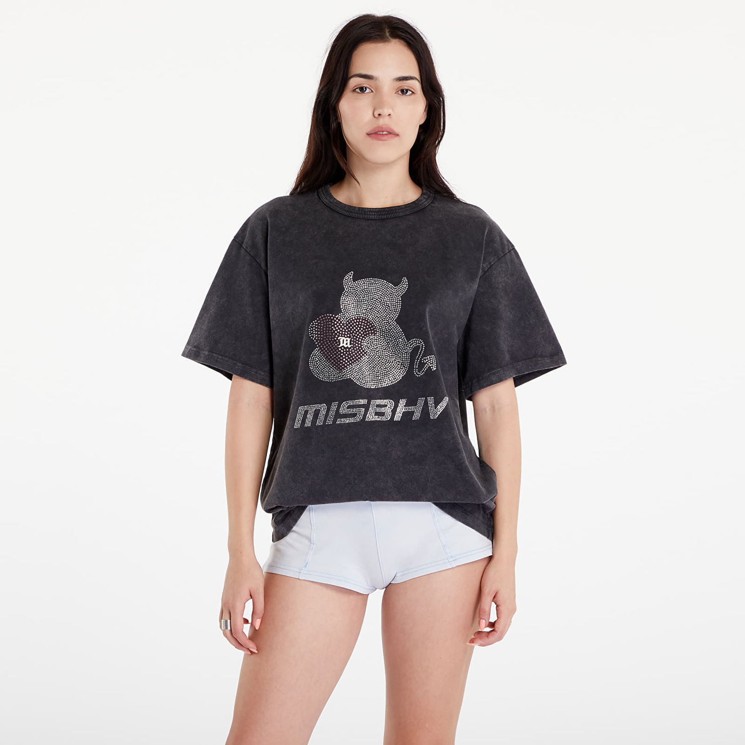Тениска MISBHV My Bear T-Shirt UNISEX Stone Wash Черно | 241M111, 0