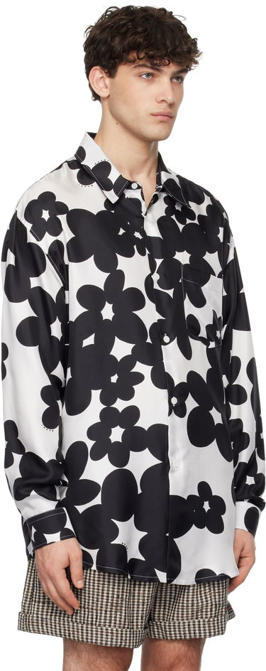 Риза Marni Marni Dillies Print Shirt Бяло | CUMU0332S1 UTSG26, 1