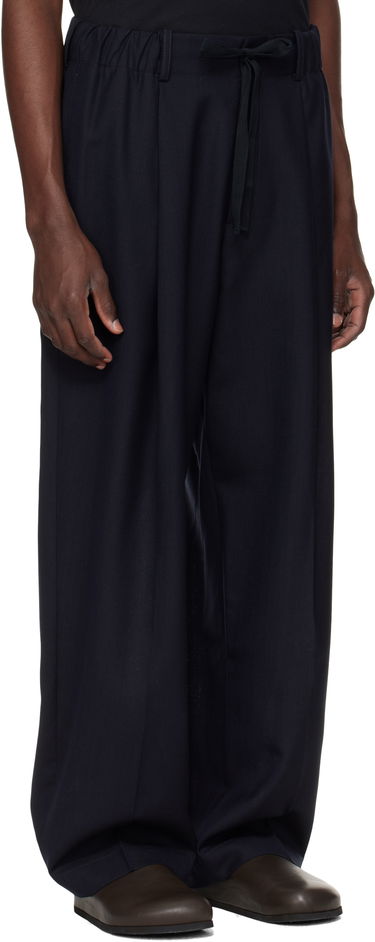 Панталони Studio Nicholson Studio Nicholson Noam Pleated Trousers Тъмно синьо | NOAM SNM - 1186, 4