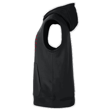 Суитчър Nike NBA Chicago Bulls Spotlight Sleeveless Hoodie Черно | HJ9161-010, 3