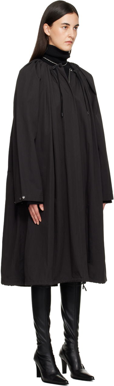 Палта TOTEME Gathered Parachute Coat Черно | 254-WRO0248-FB0509, 1