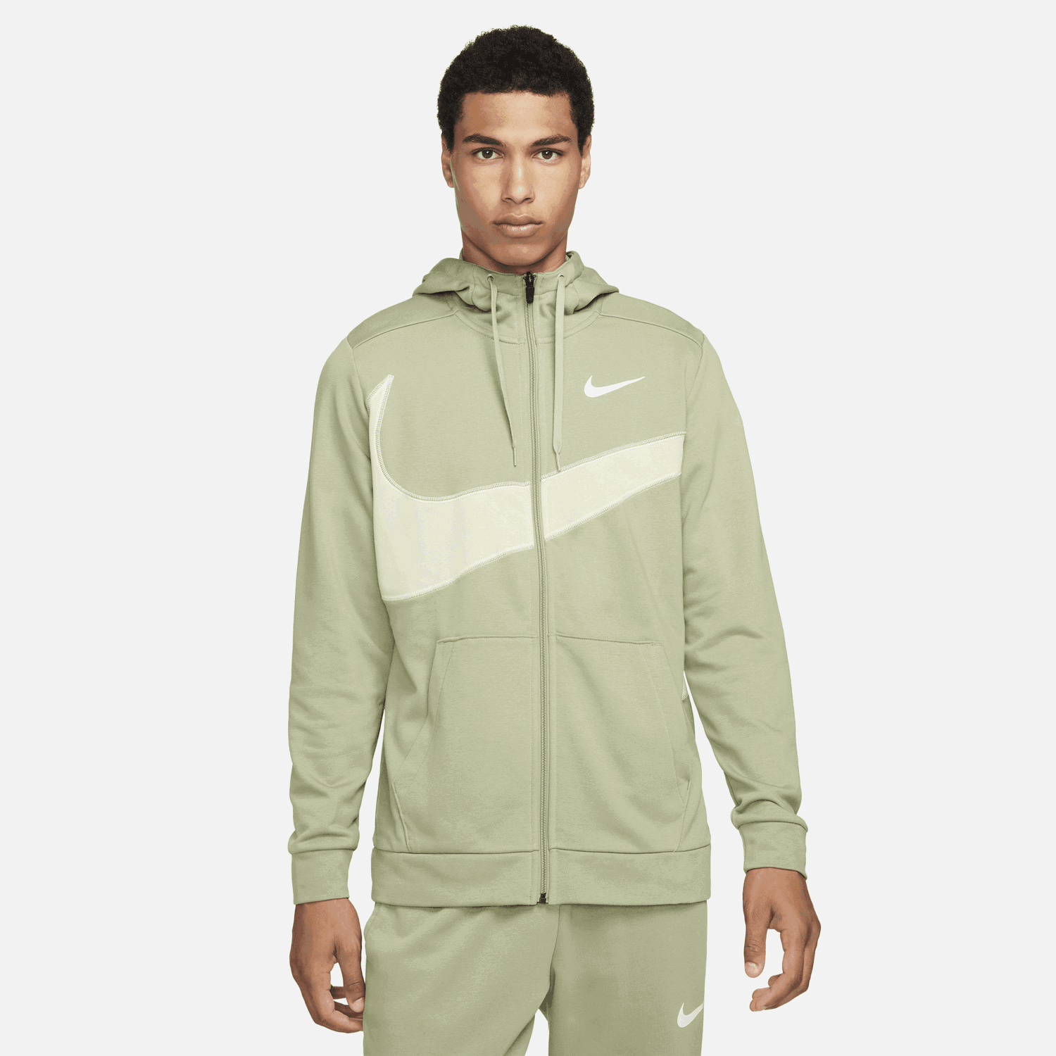 Суитчър Nike Dri-FIT Fleece Hoodie Зелено | FB8575-386, 0