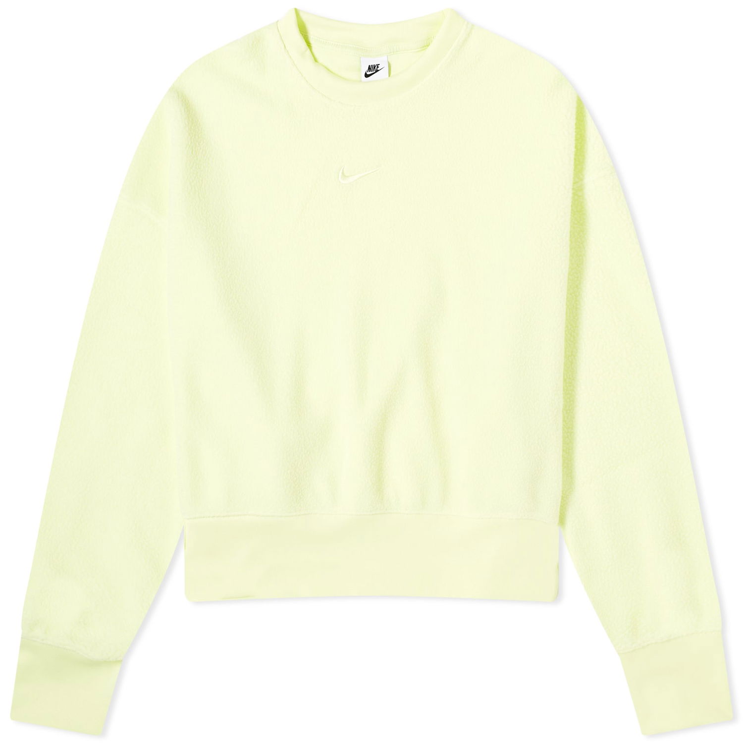 Суитчър Nike Plush Mod Crop Sweatshirt Жълто | DQ6844-331, 0