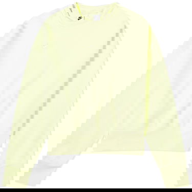 Суитчър Nike Plush Mod Crop Sweatshirt Жълто | DQ6844-331, 0