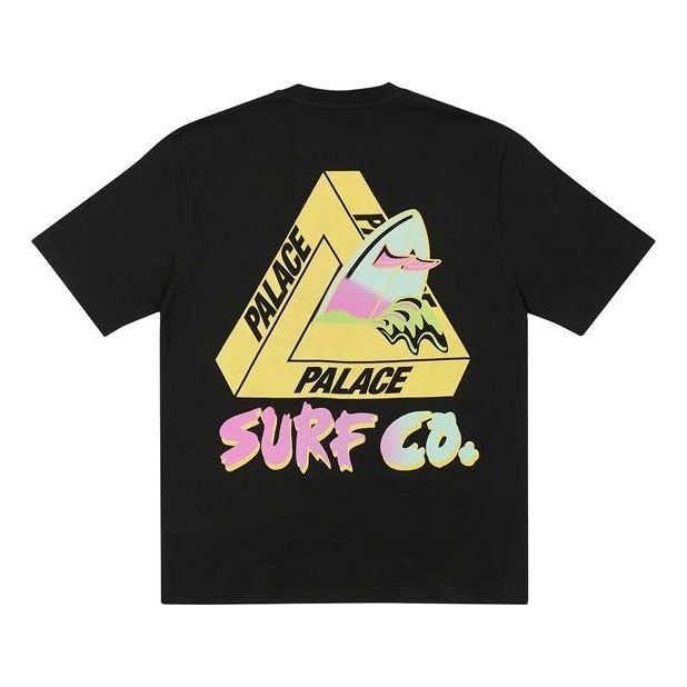 Тениска Palace Tri-Surf Co Graphic T-Shirt Черно | P22TS159