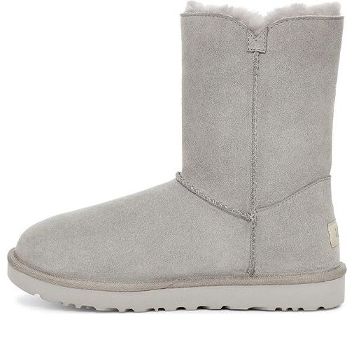 Кецове и обувки UGG Bailey Button Charm Metallic Alphabet Fleece Lined Boots Сиво | 1114970-SEL