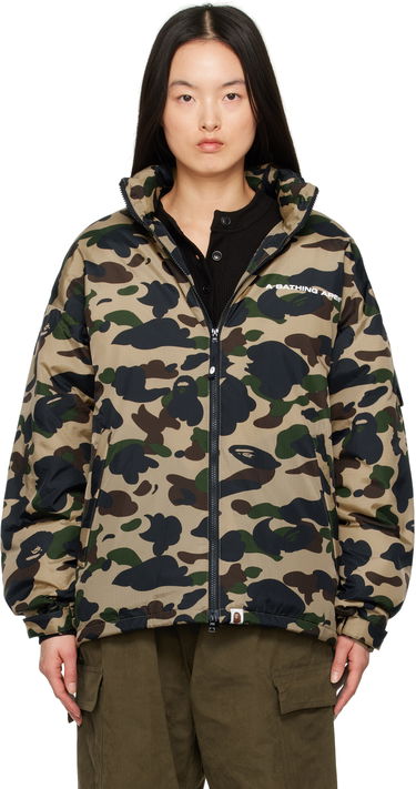 Пухо яке BAPE A Bathing Ape 1st Camo Down Jacket Зелено | 001DNK802004L, 0