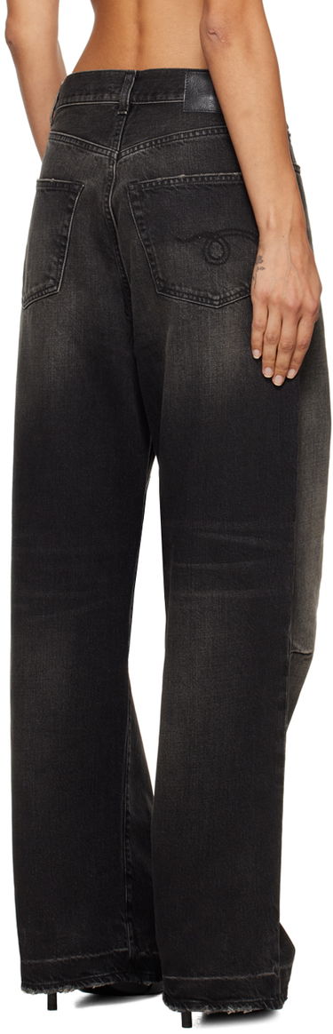 Дънки R13 R13 Wayne Wide-Leg Jeans Черно | R13WD146-D262C, 2