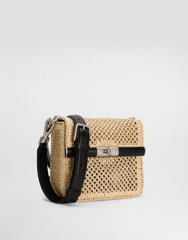 Чанта през рамо Dolce & Gabbana Dolce & Gabbana Woven Raffia Crossbody Bag Бежово | BM2445A9O838L797, 2
