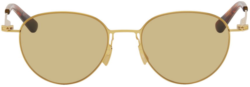 Слънчеви очила Bottega Veneta Ultrathin Panthos Sunglasses Бежово | BV1268S, 0