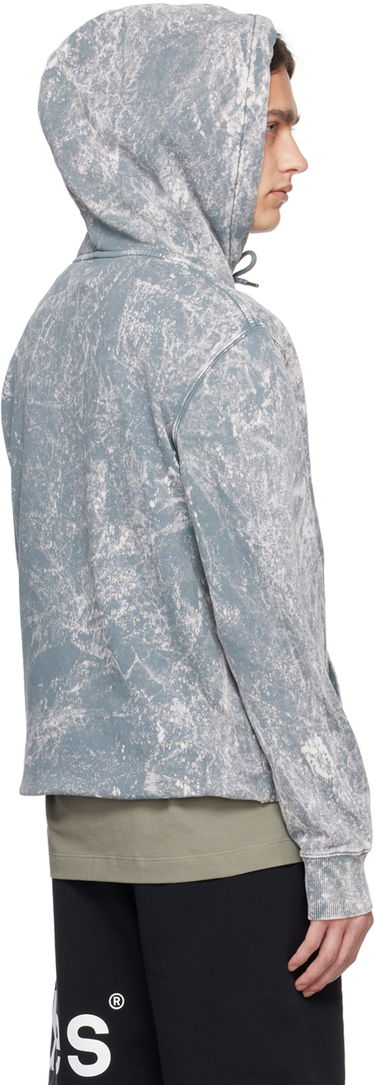 Суитчър Études Klein Acid Wash Hoodie Синьо | E24MM254A01483, 2