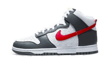 Кецове и обувки Nike Dunk High "Embossed Basketball Grey Red" Сиво | FD0668-001, 2