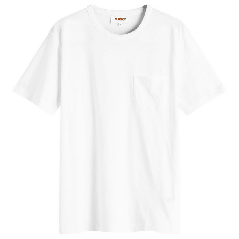 Тениска YMC Wild Ones Pocket T-Shirt Бяло | P6AZG-10