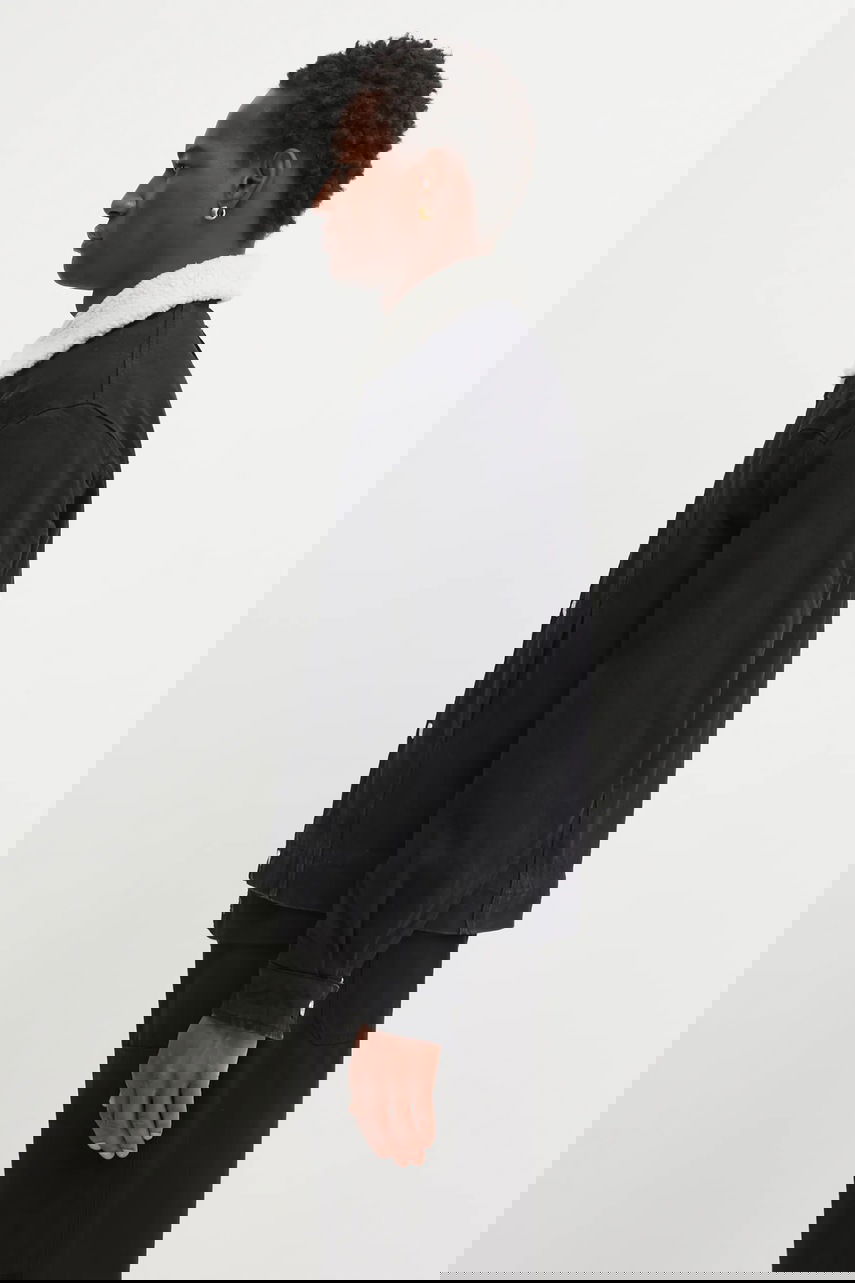 Палта Aries Oversize Sherpa Denim Car Coat Черно | AR7120004, 1