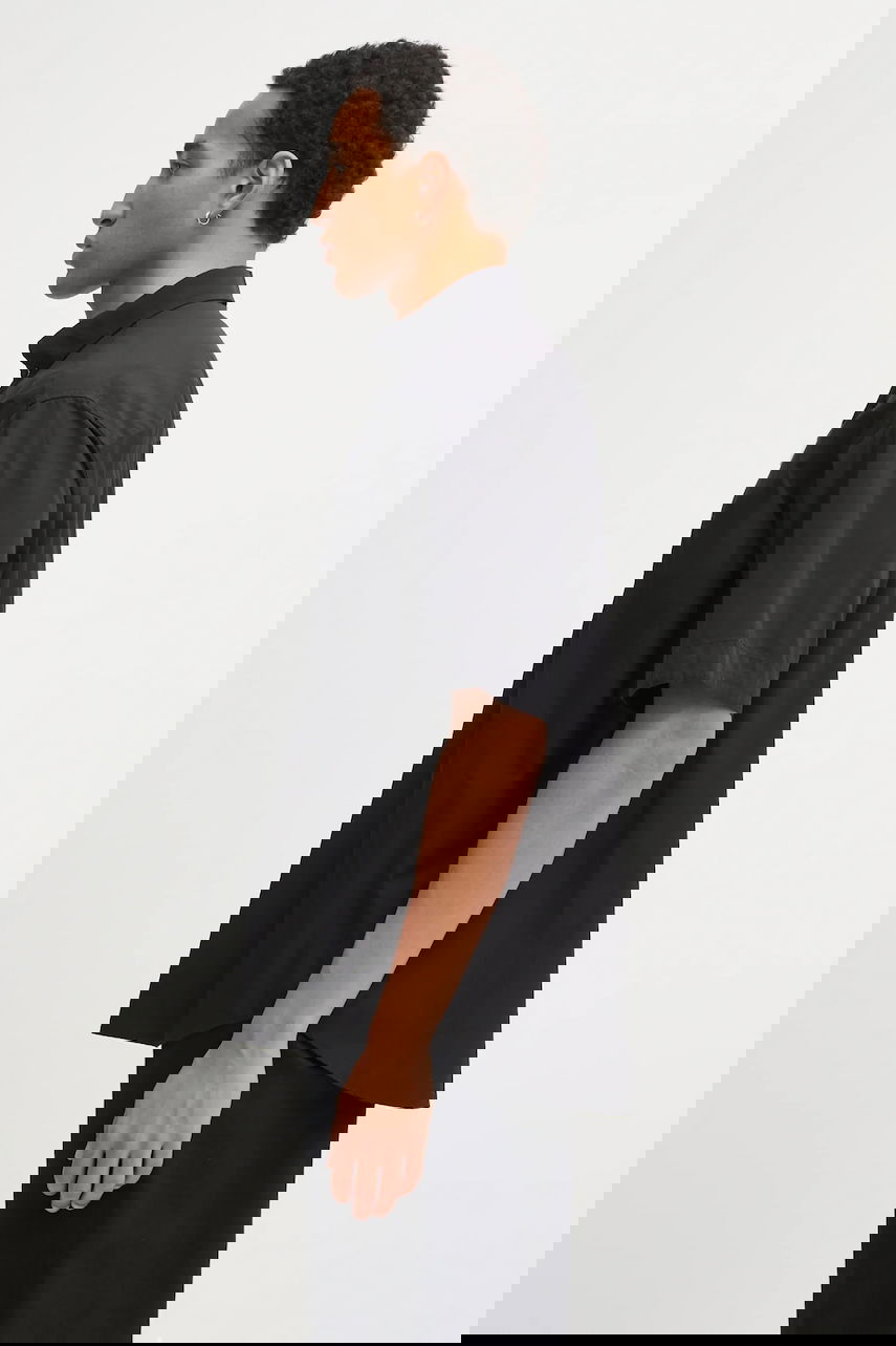 Риза AAPE by A Bathing Ape AAPE Now Short Sleeve Relaxed Fit Button-Down Collar Shirt Черно | AAPSRM8518XXO, 1