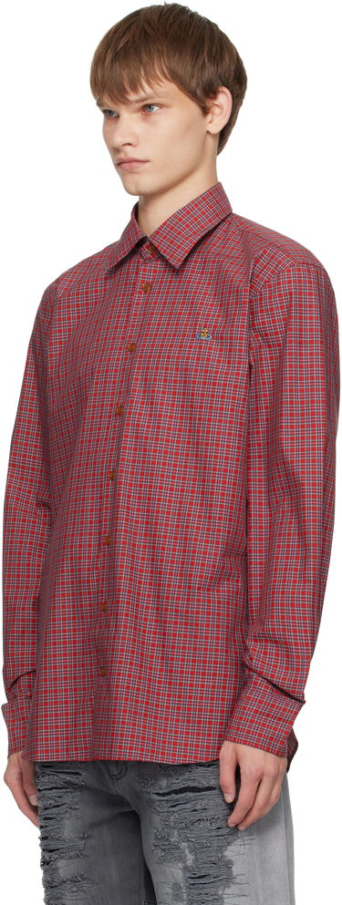 Риза Vivienne Westwood Vivienne Westwood Ghost Plaid Shirt Червено | 2401000J-W0179-, 3