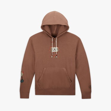 Суитчър Jordan Travis Scott x Hooded Sweatshirt Кафяво | DO4093-256, 3