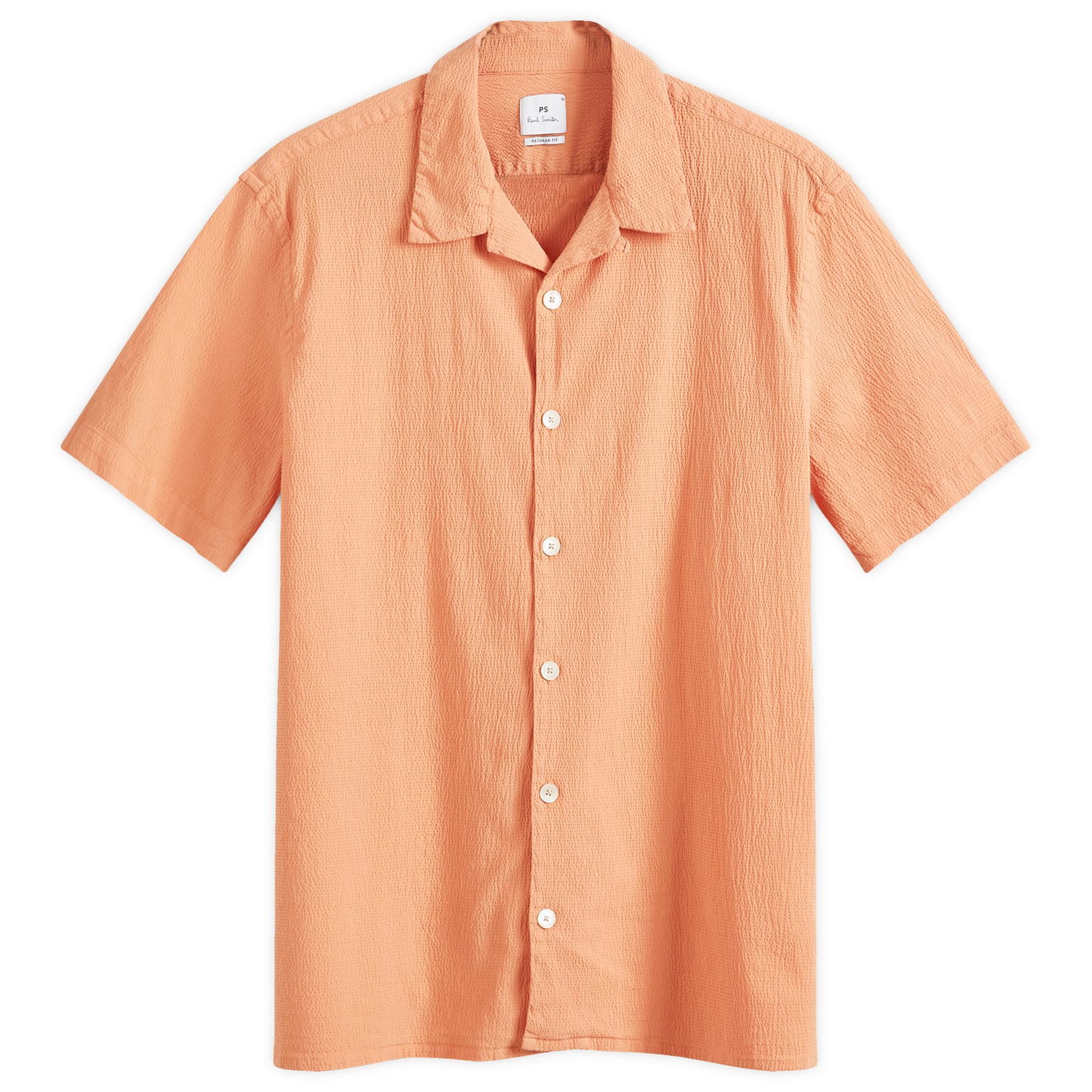 Риза Paul Smith Paul Smith Men's Seersucker Vacation Shirt, Size Large Оранжево
 | M2R-114R-M22050-15, 0