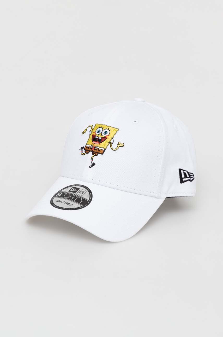 Шапка с козирка New Era 940 Nickelodeon 9Forty Spongebob Cap Бяло | 60358079.WHIYEL, 0