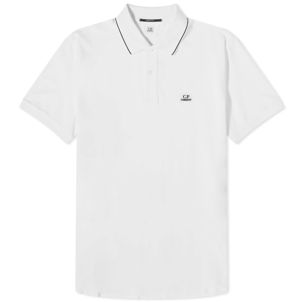 Поло тениска C.P. Company Patch Logo Polo Tee Бяло | 15CMPL097A-005263W-103, 0