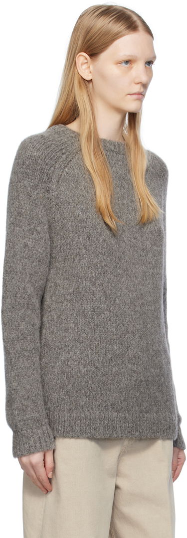 Пуловер TOTEME TOTEME Raglan Knit Sweater Сиво | 234-WRTWTP226-YA0014, 1