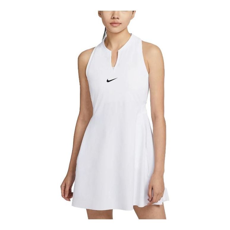 Pокля Nike Dri-FIT Advantage Tennis Dress Бяло | DX1428-100