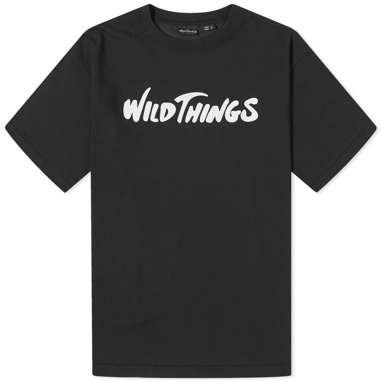Тениска Wild things Logo T-Shirt Черно | WT241-22-BLK, 0
