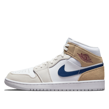 Кецове и обувки Jordan Air Jordan 1 Mid "Tan Suede" Бежово | DO6726-100, 1