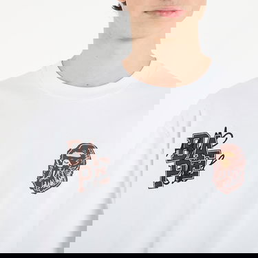 Тениска BAPE BAPE® x FOOTSHOP - Scribble Logo Tee UNISEX White Бяло | 001TEL721323MWHT, 5