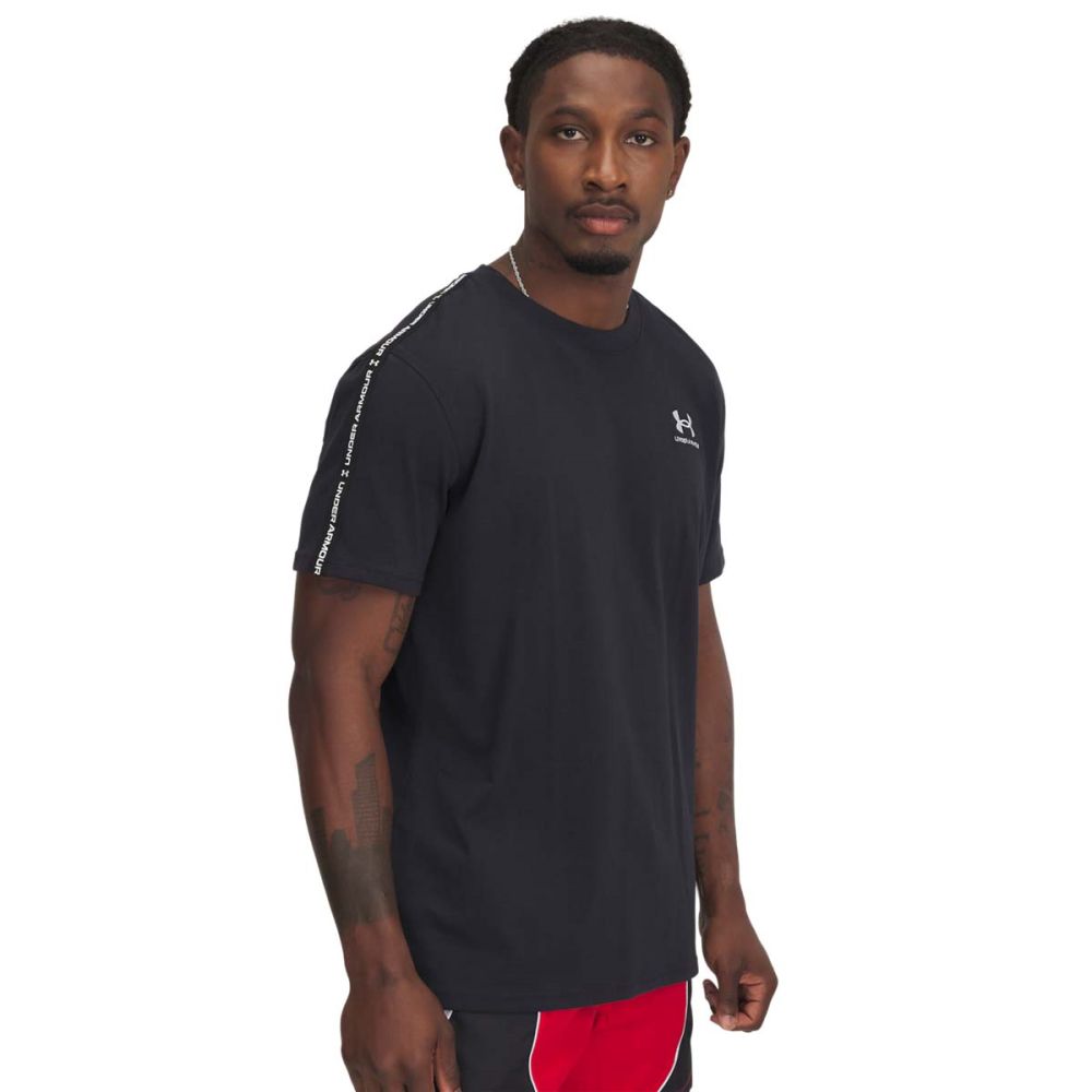 Тениска Under Armour Under Armour Icon Taping T-Shirt Черно | 1390300-001, 0