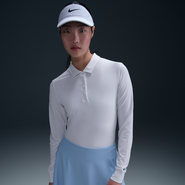 Пола Nike Dri-FIT Victory Long Sleeve Polo Shirt Бяло | FQ1570-100, 0