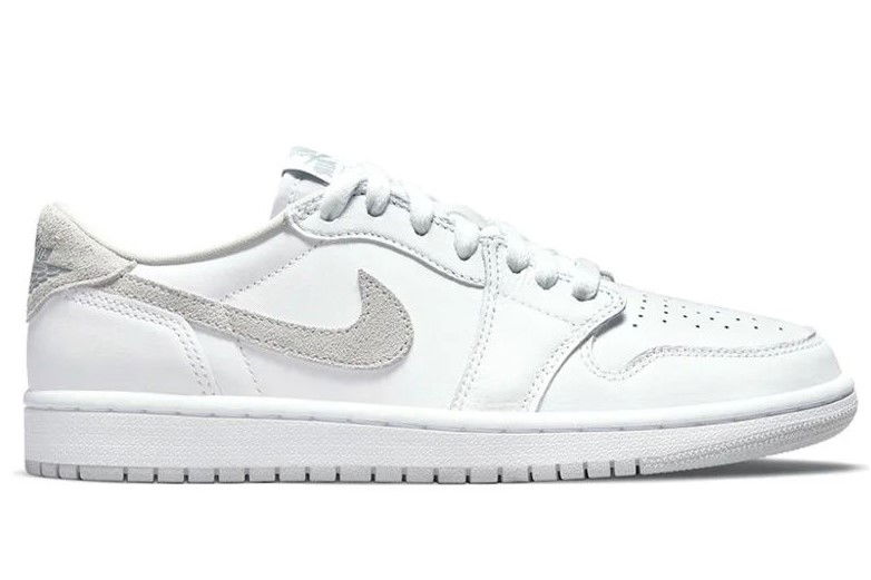 Кецове и обувки Jordan Air Jordan 1 Retro Low OG "Neutral Grey" W Бяло | CZ0775-100, 0