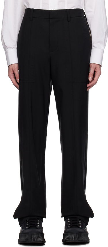Панталони Helmut Lang Pleated Trousers Черно | N06HM204, 0