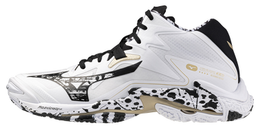 Кецове и обувки Mizuno Wave Lightning Z8 Mid Бяло | v1ga2405-41, 3