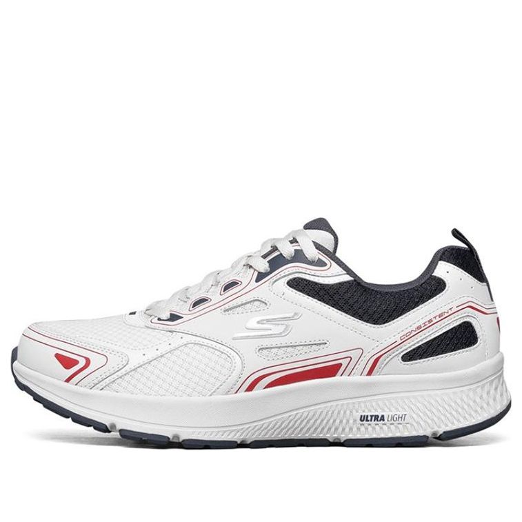 Кецове и обувки Skechers Go Run Consistent Бяло | 220081-WNVR