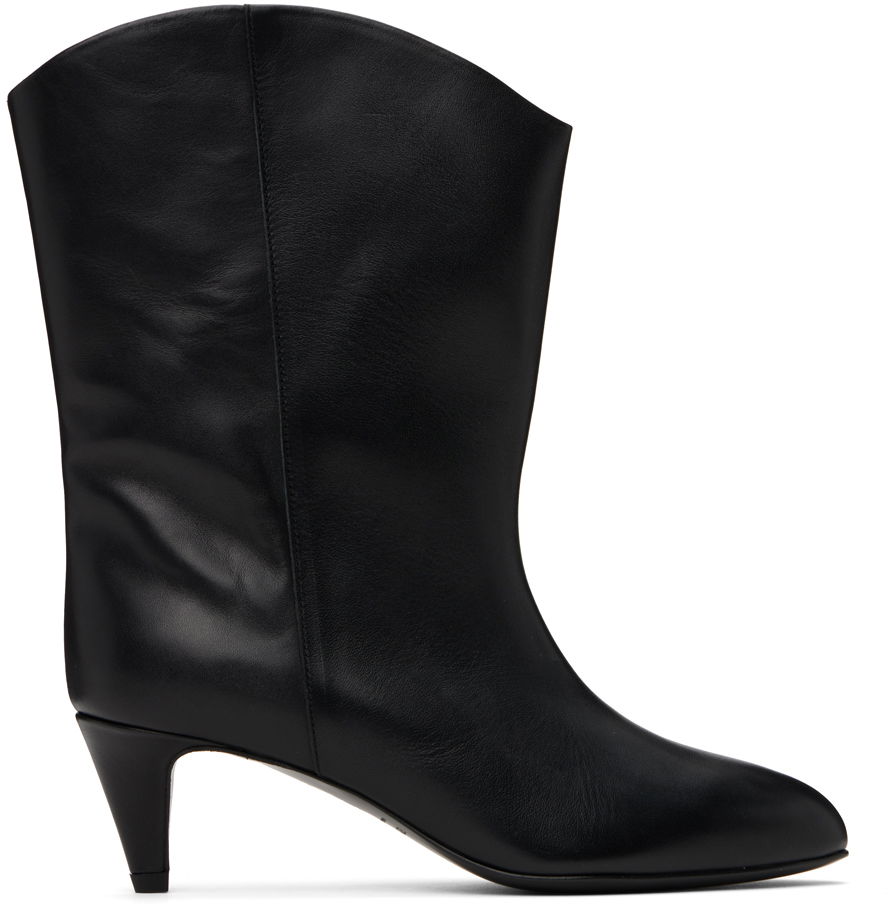 Облекло BY FAR BY FAR Osage Leather Ankle Boots Черно | MWFBO067CL013BK001PL, 0