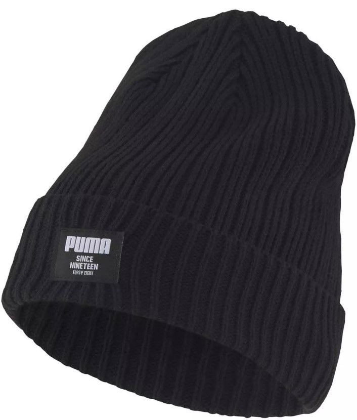 Шапка Puma Puma Ribbed Classic Beanie Черно | 02283101, 0