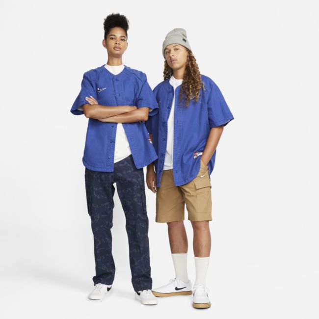 Фланелка Nike SB Skate Baseball Синьо | DQ6282-455, 1