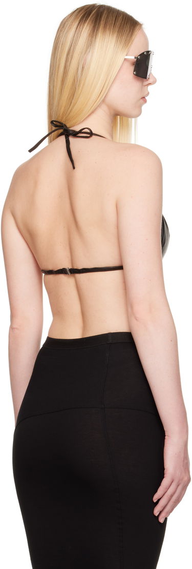 Сутиен Rick Owens Rick Owens Hollywood Leather Bra Черно | RO01E7091 LBY, 2