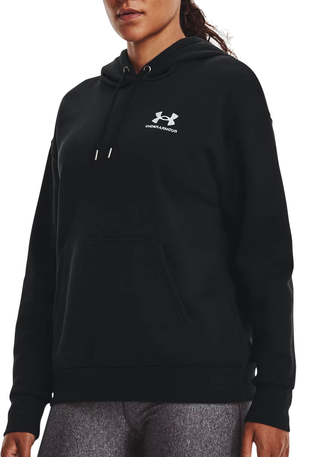 Суитчър Under Armour Hoodie Essential Fleece Черно | 1373033-001, 0