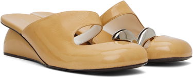 Кецове и обувки Tory Burch Tory Burch Pierced Wedge Mules Жълто | 169861-250, 3